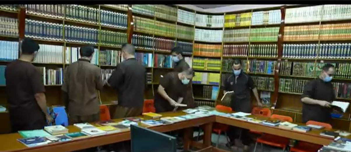 تقرير حول المكتبة في سجن الناصرية المركزي.